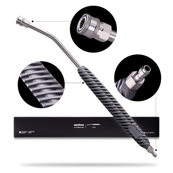 ACTIVE - Premium Pressure Washer Lance (Lance courbée 20")