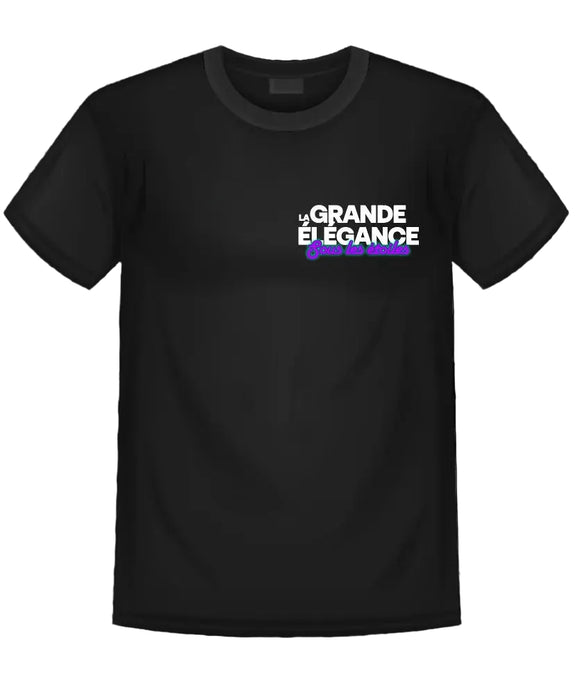 VÊTEMENTS - T-Shirt Noir - LA GRANDE ÉLÉGANCE 2026