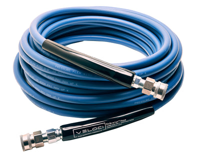 MTM HYDRO - KobraJet Smooth Blue 4,000 PSI w/ SS QC's (Hose with Stainless Steel Couplers)