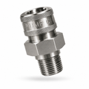 ACCUTEK - Coupleur mâle en acier inoxydable 3/8-1