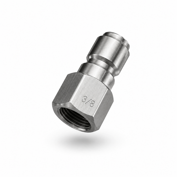 ACCUTEK - Raccord femelle en acier inoxydable 3/8