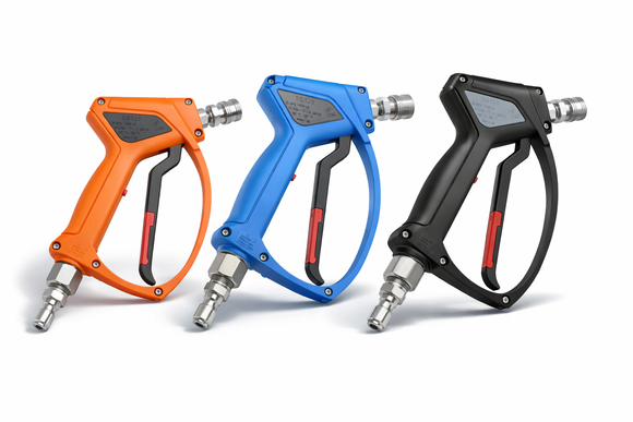 MTM HYDRO - SGS28 SPRAY GUN 4,000 W/SS PRIMA QC FITTINGS INSTALLED (Pistolet à pression)