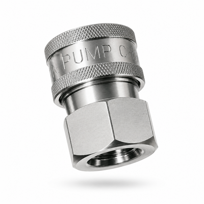 ACCUTEK - Coupleur femelle en acier inoxydable 3/8