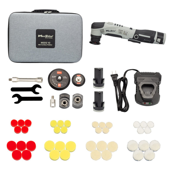 MAXSHINE - M0312 V2 Mini Polisher Kit (Ensemble mini-polisseuse)