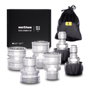 ACTIVE - Premium Quick Connect Kit (Ensemble de coupleurs en acier inoxydable)-1