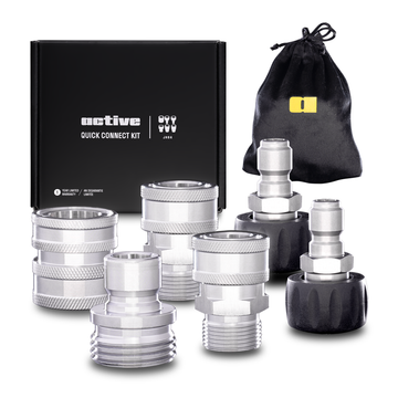 ACTIVE - Premium Quick Connect Kit (Stainless Steel Coupler Set)