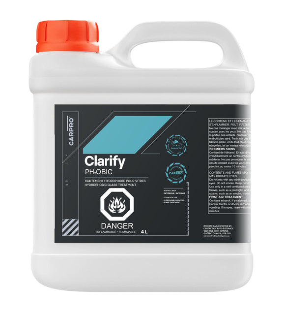 CARPRO - Clarify PH2OBIC 4L (Traitement hydrofuge pour vitres)