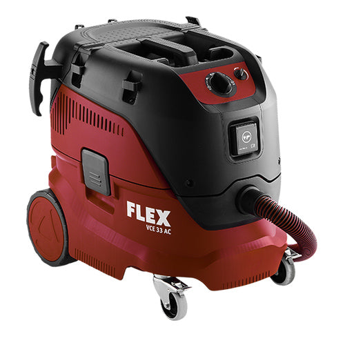 FLEX - VAC33 L AC 9 Gallon HEPA Vacuum + Kit d'embouts CLE 32 AS inclus (Aspirateur sec/humide)