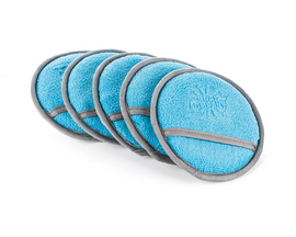 THE RAG COMPANY - Ultra No-Soak Round Applicator (Applicateur microfibre) - PAQUET DE 5