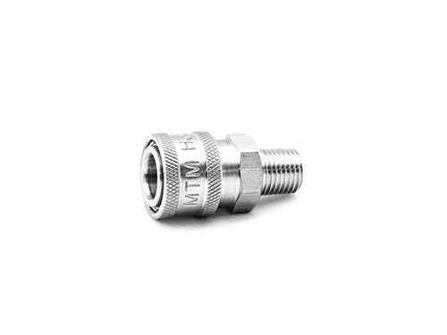 MTM Hydro Stainless Steel Male QC Coupler