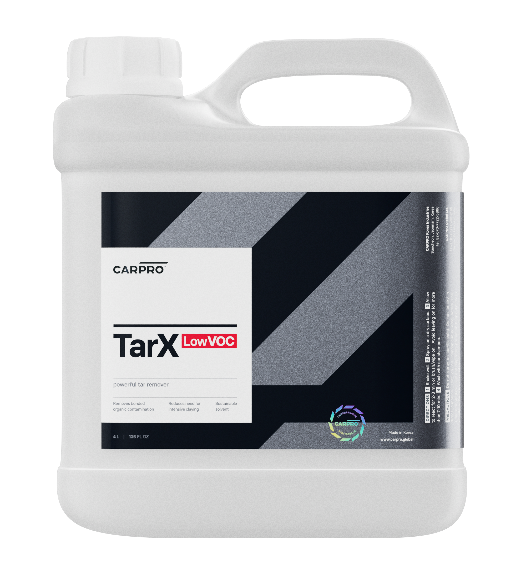 CARPRO TarX LOW VOC 4L - Décontaminant pour goudron et colle