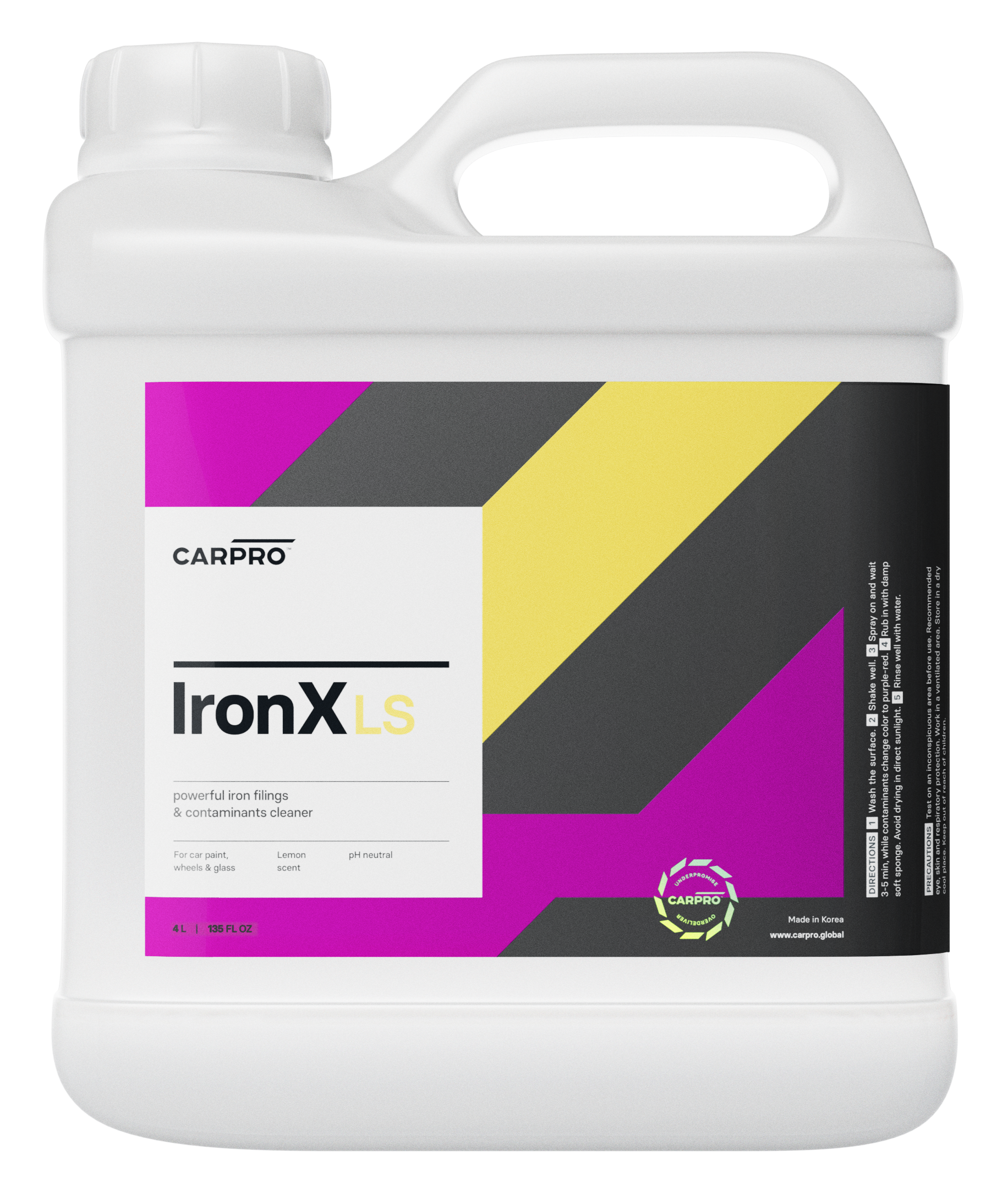 CARPRO - IronX LS 4L (Décontaminant pour particules ferreuses)