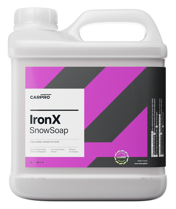 CARPRO IronX Snow Soap 4L - Triple action car shampoo