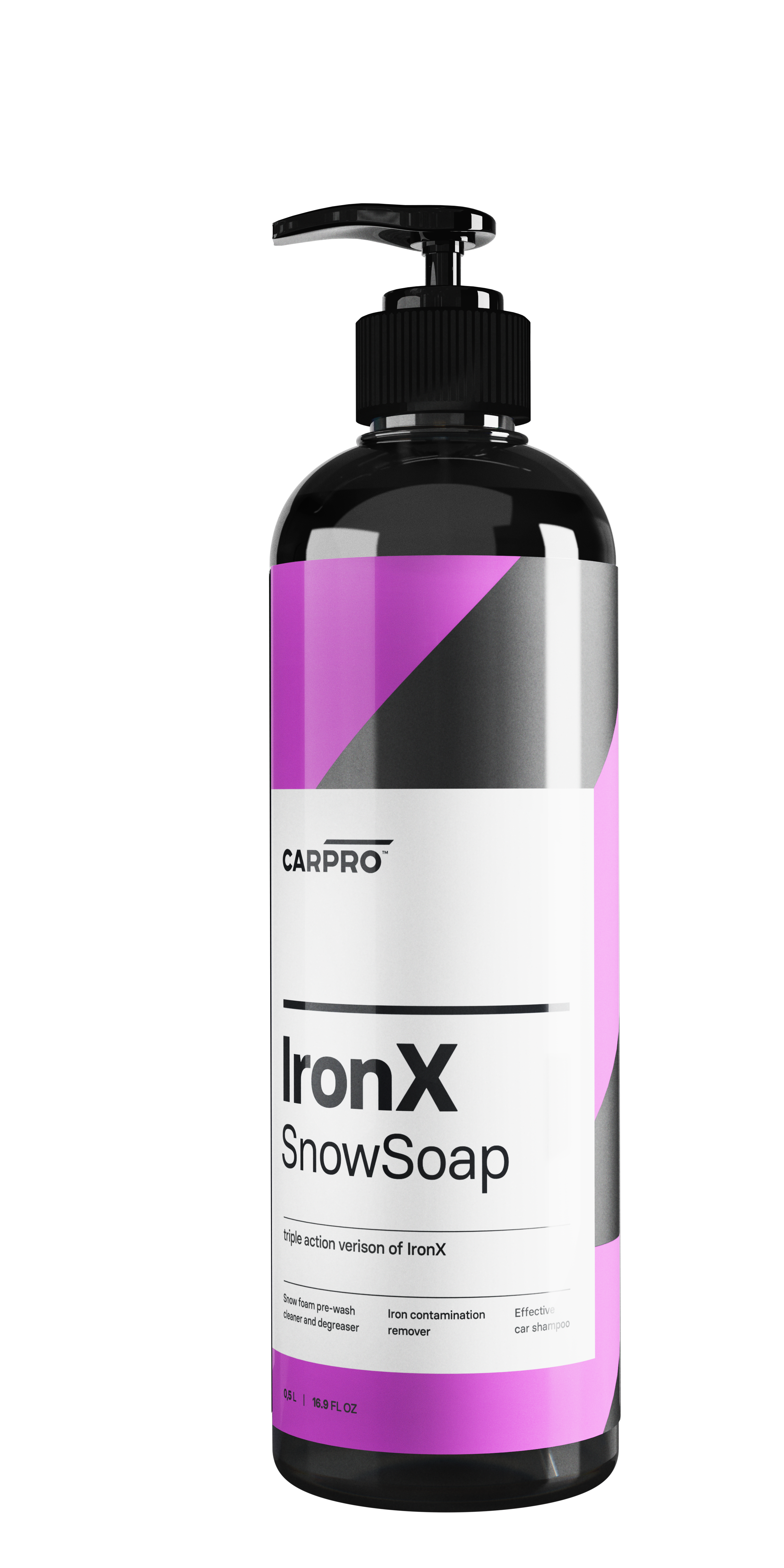 CARPRO IronX Snow Soap 500mL - Triple action car shampoo
