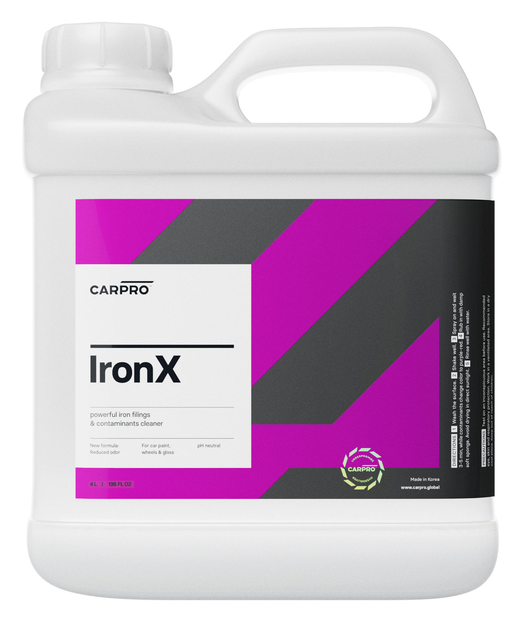 CARPRO - IronX 4L (Décontaminant pour particules ferreuses)