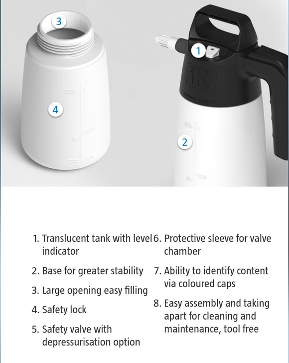 IK SPRAYERS - FOAM Pro 2+ (Vaporisateur moussant à pompe)